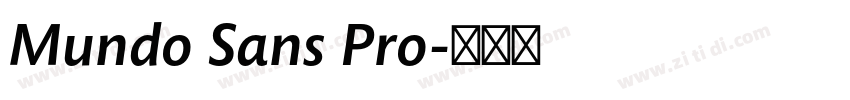 Mundo Sans Pro字体转换